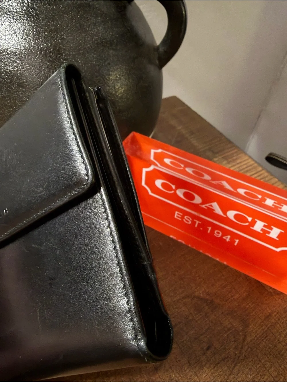Coach Vintage Black Wallet